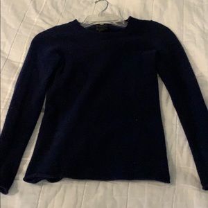 J crew Italian cashmere navy sweater